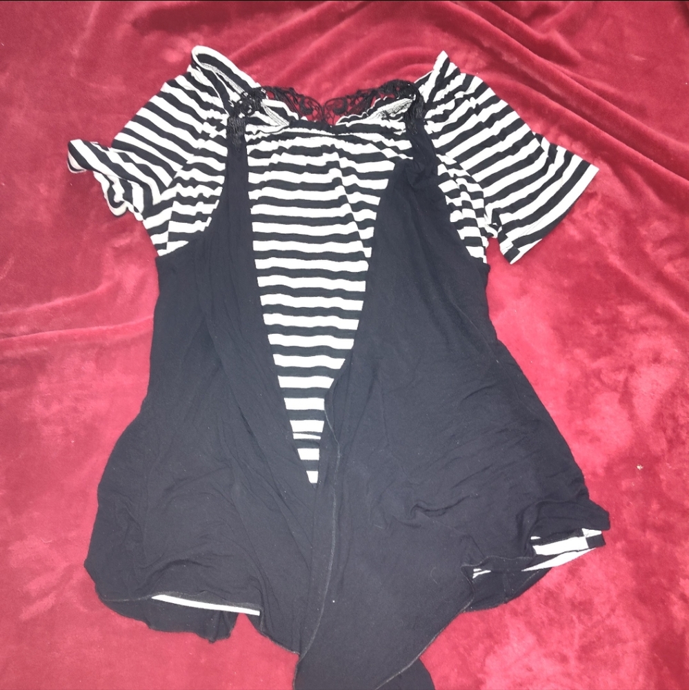 Maurices top with vest size 1X
